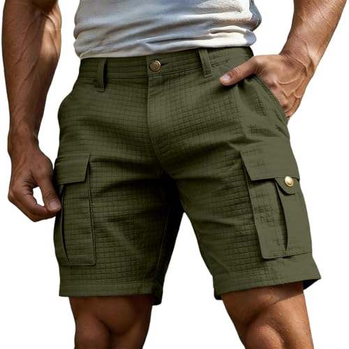 Short de randonnée homme anti-frottement avec poche cargo pour voyage