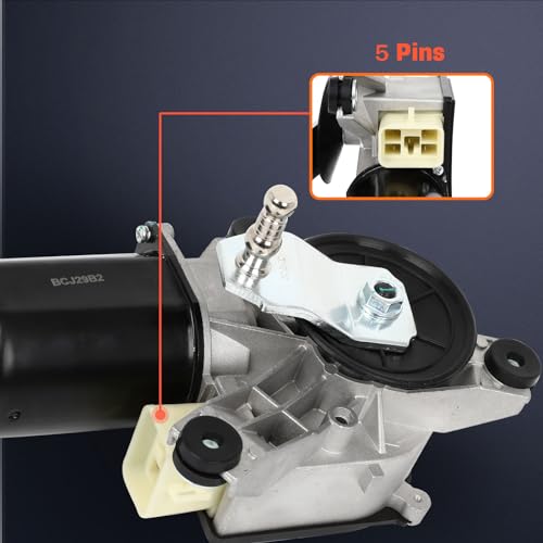 Image of cciyu Front Windshield Wiper Motor Replacement fit for 1988-1990 For Chevrolet for C1500 22071770,22100490,40-186,40186