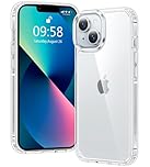 Voyahülle Clear Case for iPhone 13, Ultra Thin, Shockproof TPU Cover, Anti-Yellowing, Crystal Clear, Phone Case for Apple iPhone 13 - Clear