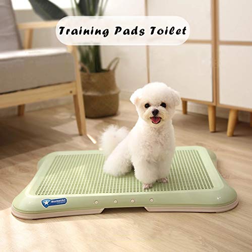 Mxcell Training Pads Toilet For Puppies Square Pet Training Toilet With Tray For Dogs Potty Trainer Indoor Outdoor Small Green #TOP1
