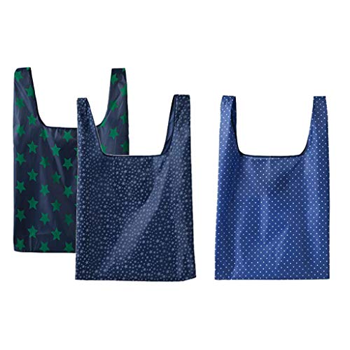 Bolsa de supermercado grande reutilizável 3X da menolana à prova d'água leve