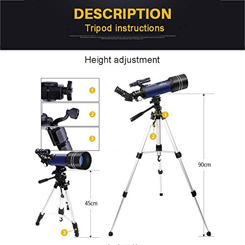 Telescopio Astronómico Refractor 70mm para Niños y Adultos miniatura 7