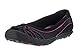 Skechers Women's Bikers Upcycle Flat, Black Nubuck/Suede/Mesh, 7.5 M US