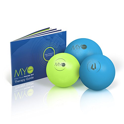 Ultimate Body Press Massage Balls – 5”, 4” & 2.75” with High or Medium Rebounding Myofoam Core, Perfect for Muscle Recovery & Trigger Point Relief