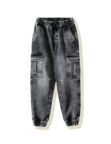 Image of Amazon Brand - Symbol Boy's Relaxed Cargo Jogger Jeans
