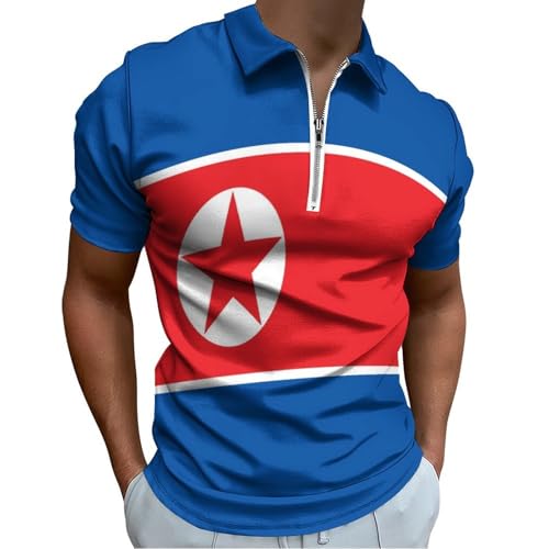 Polo manches courtes homme bleu t-shirt sport grande taille léger séchage rapide