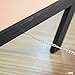 Ilyapa Wooden A-Frame Chalkboard Sign with Eraser, 40 x 20 Inch Magnetic Sidewalk Menu Board, Black Menu Display for Restaurant, Business, or Weddings