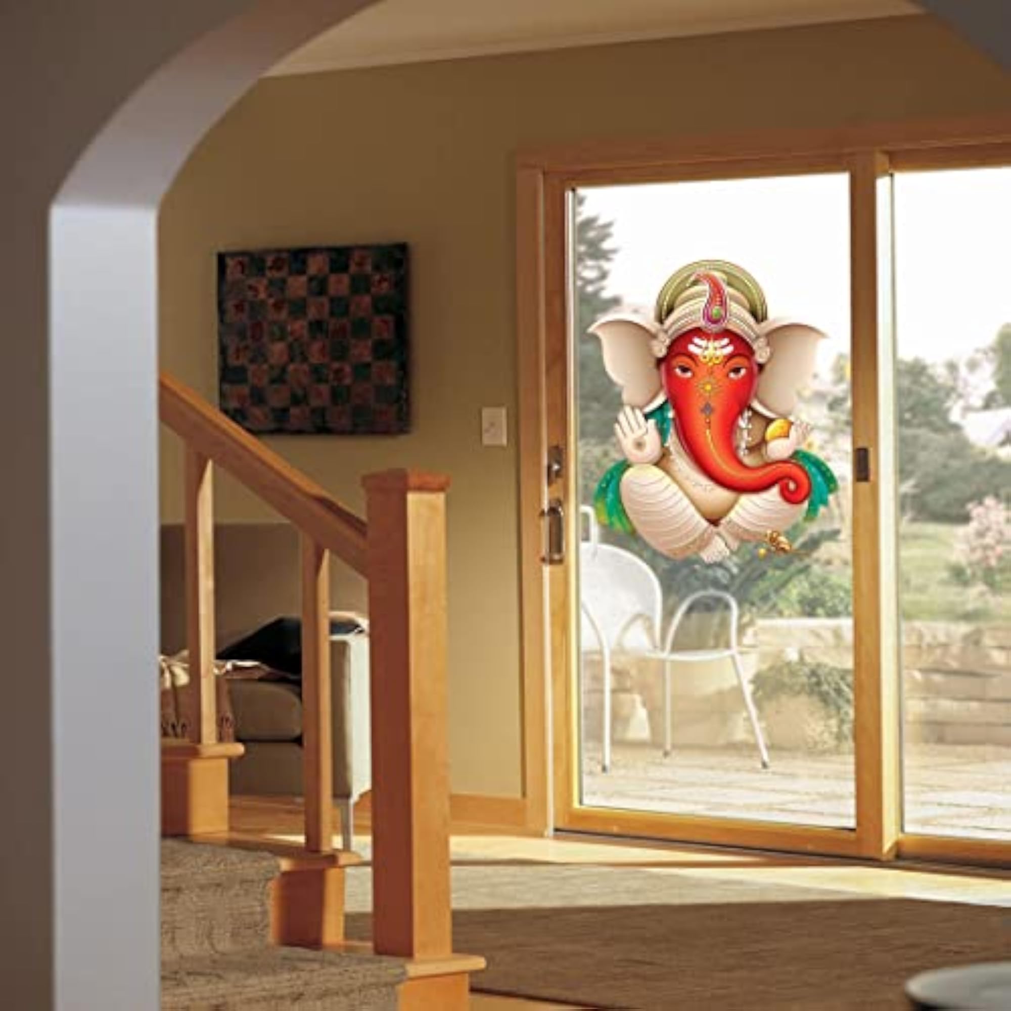 Window Glass Static God Sticker