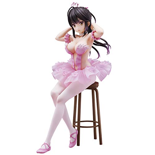 Statue PVC Flamingo Ballet Ponytail Girl Anmi par Union Creative, figurine de collection de 24 cm
