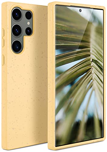 Coque Samsung S23 Ultra biodégradable jaune pour un quotidien zéro déchet