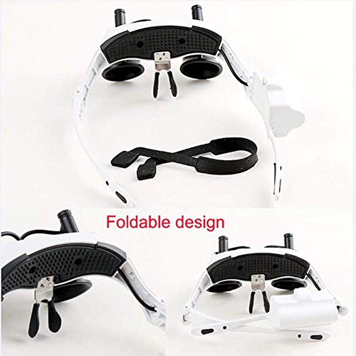 Casques éclairés et loupe pour les cils électronique circuit et montre - 6