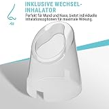 Clatronic GS 3656 Sauna do Twarzy z Inhalatorem i Nasadką Aromatyczną, Biały