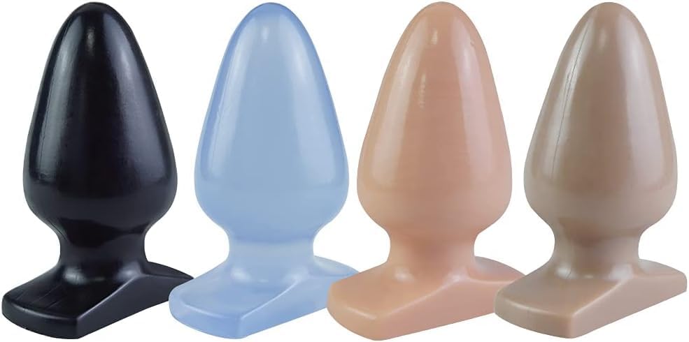 Realistic Dildos Mini Anal Plugs for Small Dildos (Color : Flesh, Size : Translucent Blue)