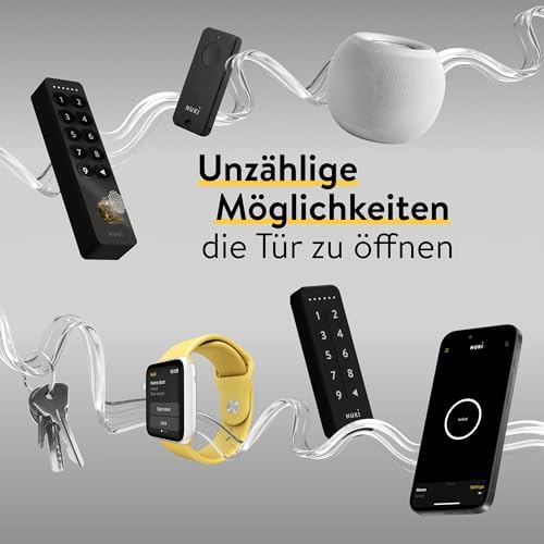Bild 4 - Nuki Smart Lock Ultra, elektronisches Türschloss mit Bluetooth, WLAN & Matter, für mühelose Integration ins Smart Home, Tür entsperren über Fernzugriff, mit 3 verschiedenen Sperrmodi