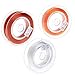 Fishing Fly Line Support Braided Sinking Line Abrasion Resistant for Hanging Decorations(Orange)