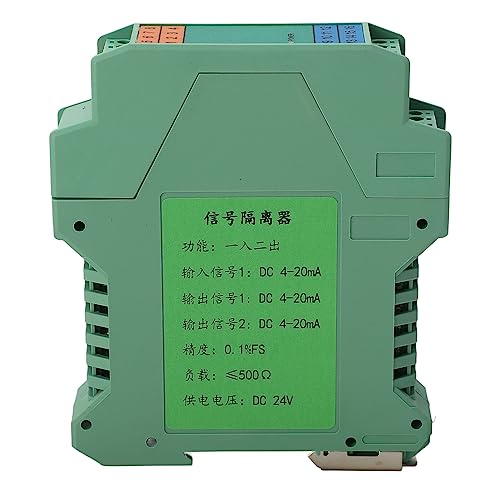 Aislador de señal de corriente contra interferencias en rejilla de control de PLC CC 24V 4