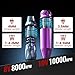 Wormhole Tattoo Kit 2PCS Wireless Tattoo Gun with 2PCS 1,200 mAh Capacity Battery, 20PCS Cartirdge Needles and 10PCS Tattoo Ink, Tattoo Practice Kit Complete Rotary Machine Kit for Beginners