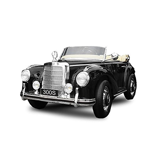 Babycoches - Coche eléctrico para niños Mercedes Benz 300S, con LICENCIA OFICIAL, con mando a distancia para control parental, 12V,...