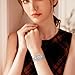 Imagen de MAGICLULU Reloj Elegante para Mujer Esfera Creativa y Diseño Cómodo