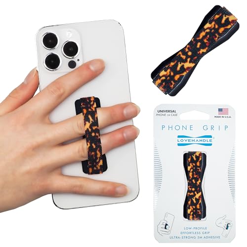 LOVEHANDLE Original Universal Phone Grip - Tortoiseshell