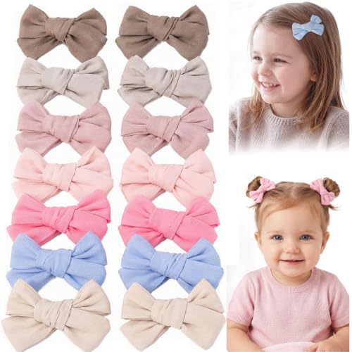 Needbrock Toddler Hair Bow Clips