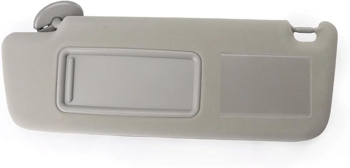 1/2PCS Sun Visor With Lamp Grey Left Right Side For Toyota For Land Cruiser For Prado 2002-2010 Grey AZHEYC(left)