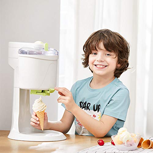 L&T Hausgemachtes Électrique Eismaschine Rezepte,Kegel Speiseeisbereiter,Vollautomatische Frucht Soft Speiseeismaschine… – Bild 7