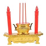 Lumières de temple - avec fonctions et son apparence, une bougie électrique pour vos et votre famille