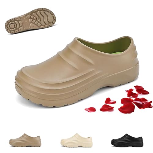 Arcofy Sandals for Men Women, Arcofy Chef Shoes - Healthy & Non-slip Comfort Clogs, Eva Lightweight Waterproof Oil Resistant Kitchen Garden Nurse Work Orthopedic Shoes