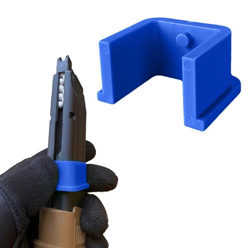 Airsoft Speed Loader for Pistol Magazines Quick and Easy Reload (Blue)
