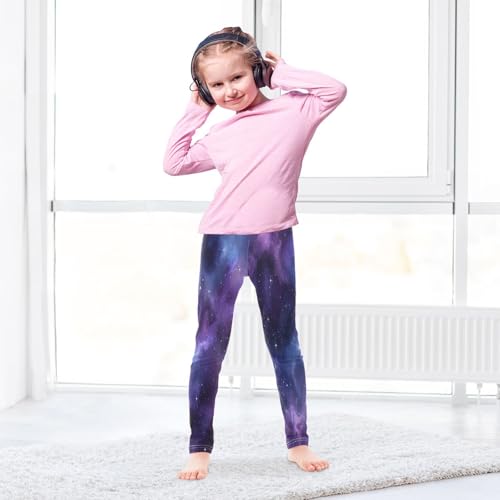 Boccsty Galaxy Girls Leggings Kids Yoga Pants Dance Active Tights 4T4