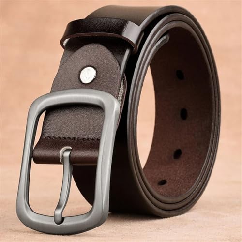 Men's Genuine Leather Belt Plus Size Pin Buckle Casual Jeans Belts Business Dress Belt4
