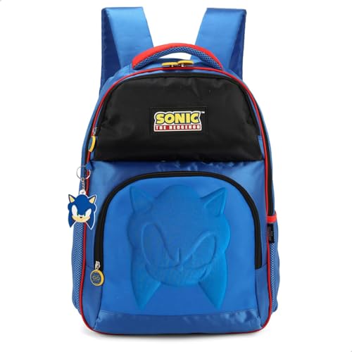 Mochila Escolar Sonic Alto Relevo