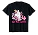 Kinder 4. Geburtstag Mädchen Pferd 4 Jahre Einhorn Geburtstags T-Shirt
