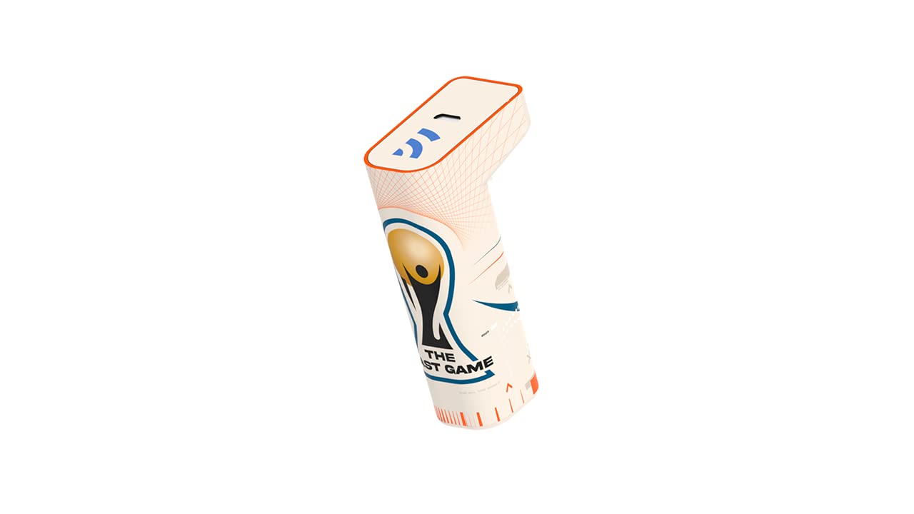 Remotto Batterie édition spéciale WORLDCUP - Chargeur pour Manette de PS4 sans Fil - +12 Heures d'autonomie - Batterie Portable Facile à Transporter - sans câbles, Jouer Pendant la Charge - Longue