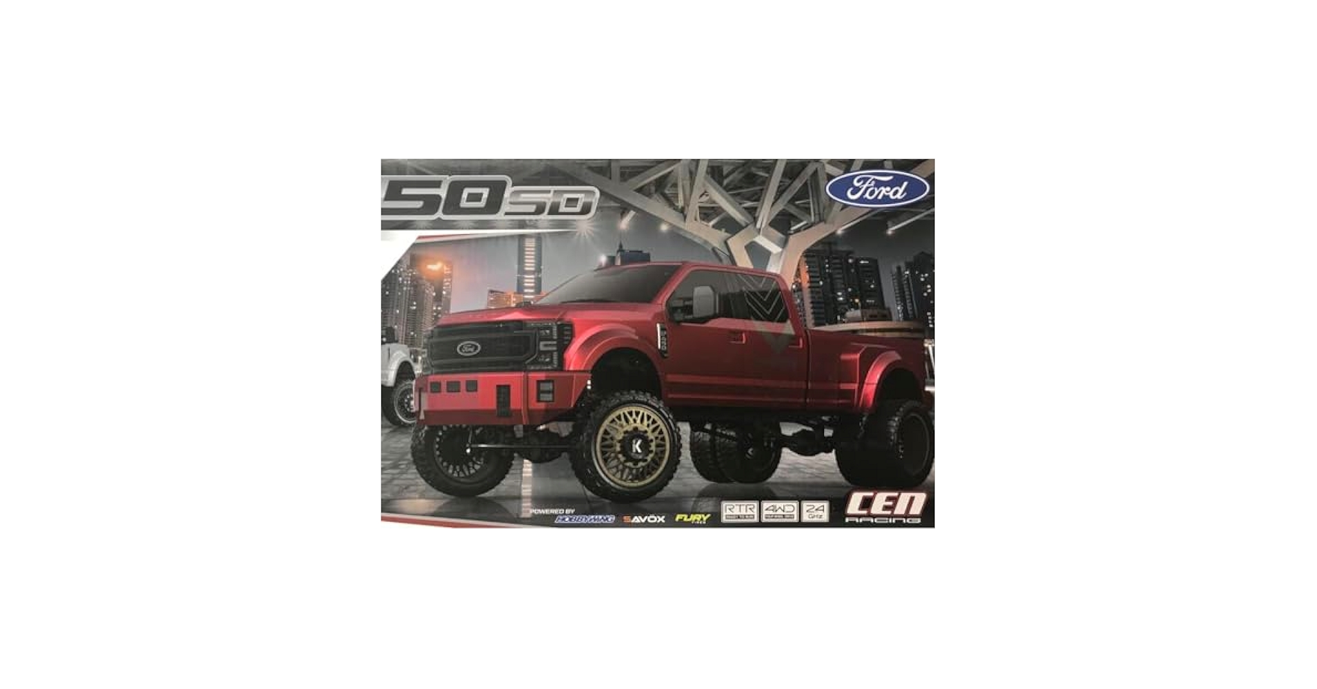 CEN 1/10 フォードF450 デューリー プロポ付RTR 新品 アメ車 Amazon.co.jp: CEN 110 フォードF450 デューリー プロポ付RTR
