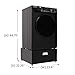 Equator Combo Washer Dryer VENTED-DRY 30% Faster than Condense 110V 15lb 1400RPM + Pedestal ADA (Black)