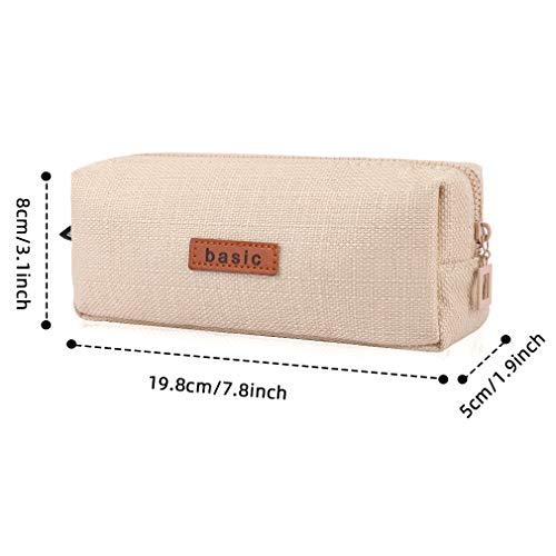 Image of iSuperb Small Pencil Case Pencil Pouch Cute Pen Holder Aesthetic Pen Bag Organizer for Kids Girls Boys Student School Supplies Coin Pouch Cosmetic Bag