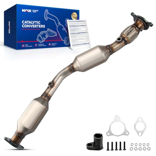 KAX Front Catalytic Converter Compatible with Cobalt 2.2L 2008-2010, Cobalt 2.4L 2008, HHR 2.2L/2.4L 2008-2011, G5 2.2L 2008-2009, G5 2.4L 2008 - Replace# 53857 Direct-Fit, EPA Compliant
