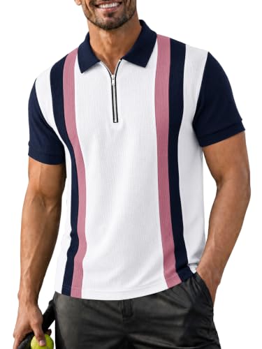 Image of EYEBOGLER Premium Textured Self-Design Half Sleeve Collar Polo T-Shirt for Men || Packs Also Available