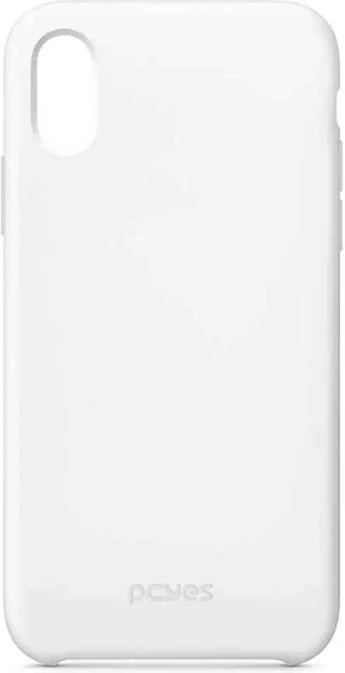 CAPA PARA CELULAR IPHONE X E XS EM SILICONE LÍQUIDO - BRANCO MT-XSB - PCYES