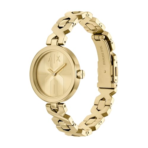 Image of Armani Exchange A|X Two-Hand Stainless Steel Watch for Women