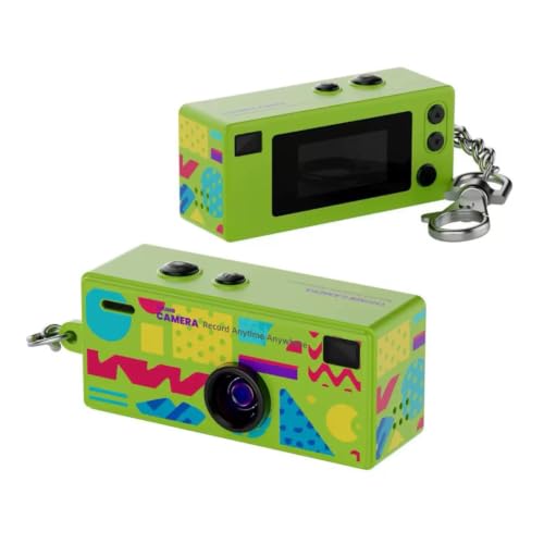 Cámara Mini Retro Llavero 1080P HD con Pantalla TFT LCD miniatura 1