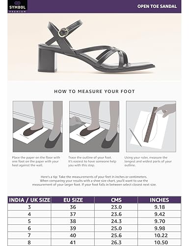 Image of Symbol Premium Women's 'Desk to Dinner' Open Toe Sandals (Ortholite Insole|Stylish Heels)