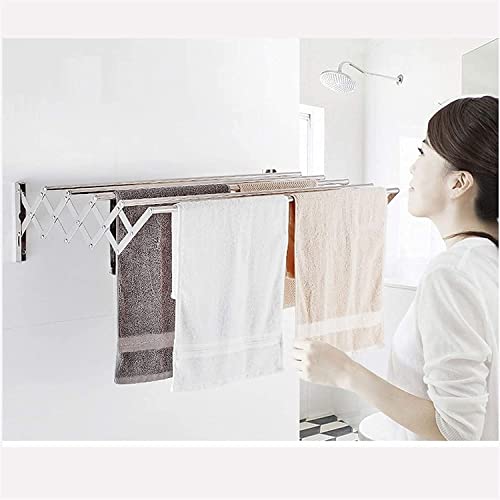 Rack de serviette de salle de bain télescopique pour optimiser vos espaces