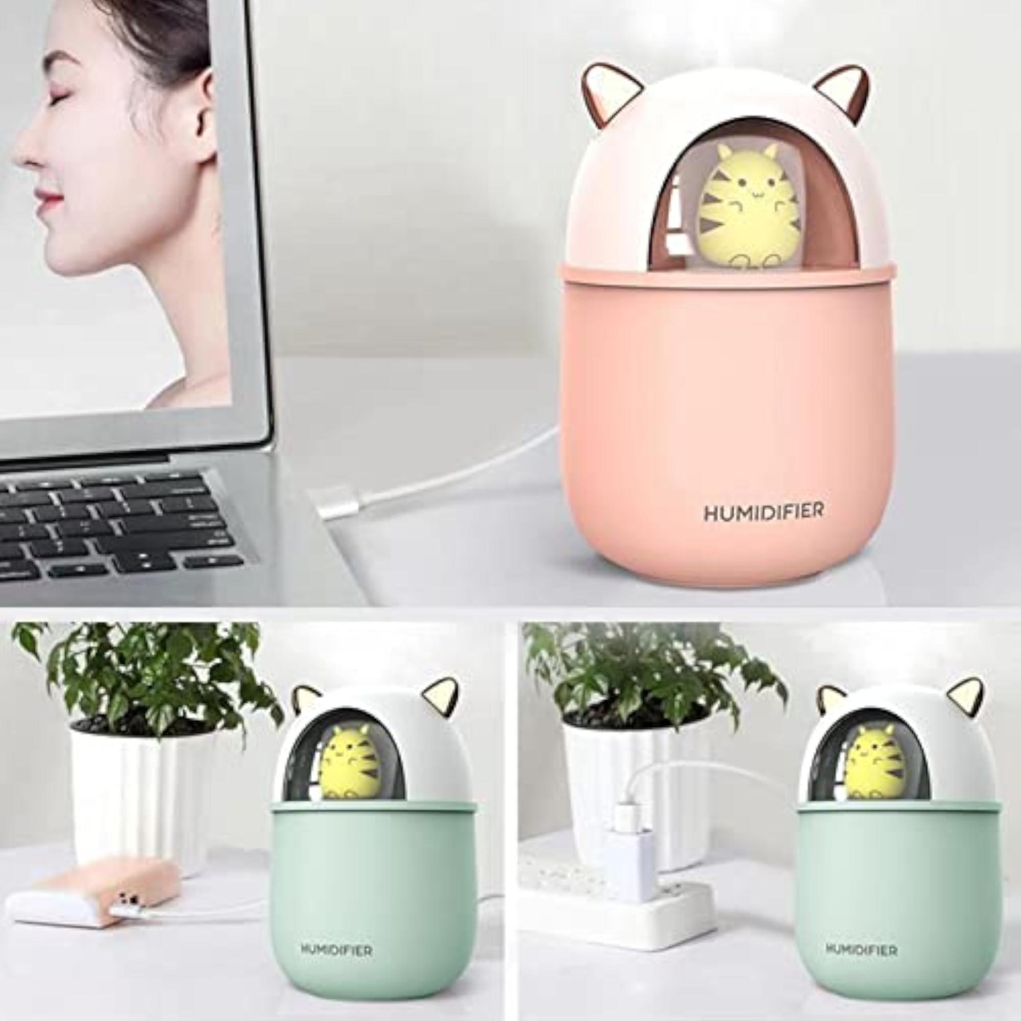 Portable Air Humidifier USB Mini Aromatherapy Diffuser