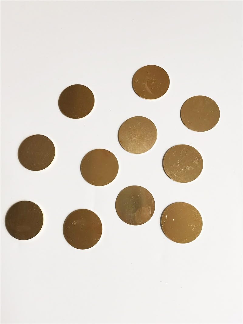 Metal Baseboard Brass Disc Round Plate Sheet Diameter 50mm 100mm 150mm 200mm Copper Alloy Sheet raw Materials (Size : 9mm)