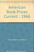 American Book-Prices Current : 1966 0231031823 Book Cover