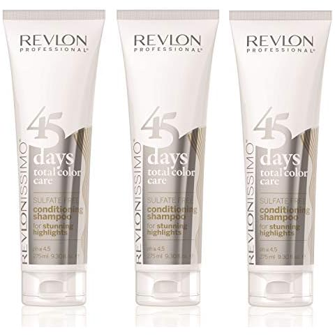 3er Revlon Revlonissimo 45 Days Conditioning Shampoo Stunning Highlights 275 ml Cover