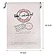 JOYIN (66 x 48cm) 3 Santa Weihnachtssack Weihnachts Geschenk Taschen mit Kordelzug, große Nikolaussack Weihnachtsmann Sack Santa Sack Geschenkesack Weihnachtsmannsack für Geschenke
